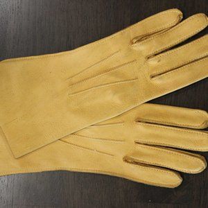 TAN VINTAGE LEATHER(?) GLOVES